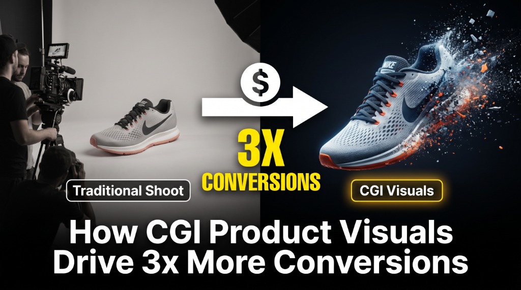 CGI vs Traditional Shoot Conversion Case Study